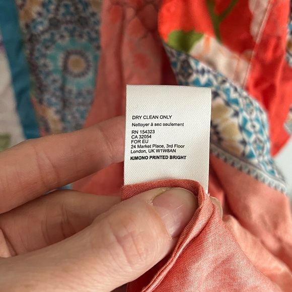 Anthropologie Akemi Kin Boho Floral Patchwork Kimono Jacket - Picture 9 of 9